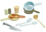 dantoy BIO Kinder-K&uuml;chen-Set, mehrfarbig, 12-teilig (1 Set)