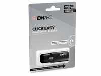 Emtec B110 Click Easy 3.2, 512 GB, USB Typ-A, 3.2 Gen 2 (3.1 Gen 2), 20 MB/s,...