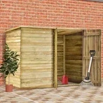 vidaXL Garten-Ger&auml;tehaus 232 x 110 x 170 cm Kiefernholz Impr&auml;gniert