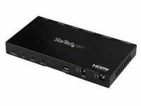 StarTech.com 2 Port HDMI Splitter (4K 60Hz, mit Scaler, HDCP 2.2, EDID Emulation, 7.1