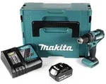 Makita DHP 485 RG1J Akku Schlagbohrschrauber 18 V 50 Nm + 1x Akku 6,0 Ah +