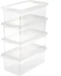 "keeeper Aufbewahrungsboxen-Set "bea", 4x 5,6 Liter, PP"