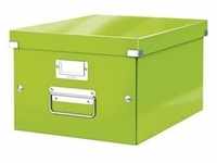 Ablagebox Click & Store Wow A4 Graukarton grün