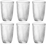 Bormioli Rocco 5.80503 Line Longdrinkbecher 390 ml, H: 12 cm, &oslash; 8,5 cm, Glas, klar,