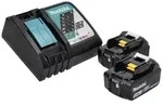 Makita DHK 180 RF Akku Mei&szlig;elhammer 18 V 3,1 J SDS Plus Brushless + 2x Akku...