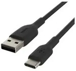 Belkin BOOST CHARGE - USB-Kabel - 24 pin USB-C (M) - zu USB (M) - 1 m - Schwarz