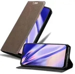 Cadorabo H&uuml;lle f&uuml;r Motorola MOTO G7 / G7 PLUS Schutz H&uuml;lle in Braun Handyh&uuml;lle