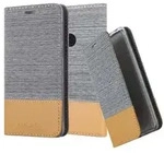 Cadorabo H&uuml;lle f&uuml;r Google PIXEL 3 Schutzh&uuml;lle in Grau Handy H&uuml;lle Etui Book...