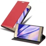 Cadorabo H&uuml;lle f&uuml;r Sony Xperia XA1 PLUS Schutz H&uuml;lle in Rot Handyh&uuml;lle Etui...