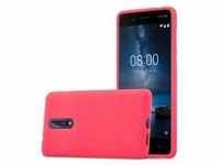 Cadorabo Schutzhülle für Nokia 8 2017 Hülle in Rot Handyhülle TPU Etui...