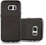 Cadorabo Handyh&uuml;lle f&uuml;r Samsung Galaxy S7 in Schwarz Schutzh&uuml;lle H&uuml;lle Etui Case