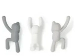 318165-023 - BUDDY Haken (3) Sortiment, grau