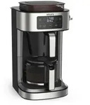Krups Aroma Partner KM760D10, Gemahlener Kaffee, Schwarz, Silber