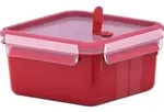 emsa Mikrowellendose CLIP & MICRO, 1,3 Liter, quadratisch