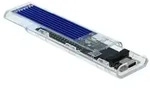 Delock External Enclosure for M.2 NVME PCIe SSD with USB Type-C female transparent