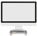 DeLOCK - Monitorst&auml;nder mit Schublade - wei&szlig;