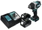 "Makita DTW 701 RF Akku Schlagschrauber 18 V 700 Nm 1/2" XPT Brushless + 2x Akku 3,0