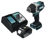 "Makita DTW 701 RF1 Akku Schlagschrauber 18 V 700 Nm 1/2" XPT Brushless + 1x...
