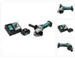 Makita DGA 452 RG1 Akku Winkelschleifer 18 V 115 mm + 1x Akku 6,0 Ah +...
