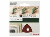 Bosch Accessories 2609256A53 Deltaschleifpapier mit Klett, gelocht Körnung 240