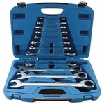 BGS Ratschenring-Maulschl&uuml;ssel-Satz SW 8 - 32 mm 13tlg. in Koffer - 6542