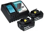 Makita DPT 353 RGJ Akku Pintacker 18 V + 2x Akku 6,0 Ah + Ladeger&auml;t + Makpac
