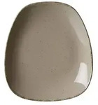 Fr&uuml;hst&uuml;cksteller Teller Casa Porzellan grau 22,5 x 20 x 3 cm