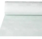 Papiertischtuch mit Damastpr&auml;gung 50 m x 0,8 m weiss. Material: Papier,...