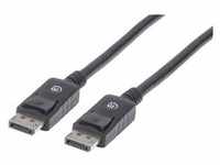 Manhattan DisplayPort 1.2 Cable, 4K@60hz, 3m, Male to Male, Equivalent to Startech