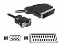 Delock - Videokabel - VGA - HD-15 (VGA) männlich bis SCART männlich