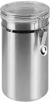 Metaltex Vorratsdose mit Acryldeckel, 2,0 Liter, silber