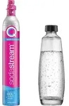 Sodastream CO2 Reserve-Zylinder DUO QC + Glaskaraffe