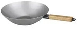 BEKA Nomad Wok Stahl + Akazienholz &Oslash;31cm, silber-grau/natur
