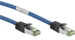 Goobay 55120 RJ45 CAT 8.1 S/FTP 25.00 m Blau Halogenfrei, mit Rastnasenschutz,