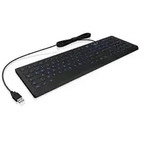 KeySonic KSK-8031INEL-B Hygienetastatur Full-Size Industrietastatur schwarz