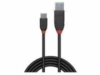 Lindy Black Line - USB-Kabel - USB-C (M) bis USB Typ A (M)