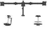 "StarTech.com Dreifach Monitorarm f&uuml;r Surround Setup - Unterst&uuml;tzt 3 monitore bis