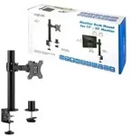 LogiLink Befestigungskit - einstellbarer Arm - f&uuml;r LCD-Display - Stahl - Schwarz -