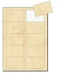 Sigel Business Card 3C DP744 - Marble Beige - 85 x 55 mm - 225 g/m2 - 100 Karte(n)