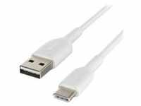 Belkin USB-C/USB-A Kabel PVC, 1m, weiß
