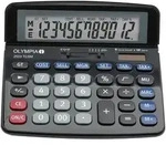 Olympia 2503, Desktop, Finanzrechner, 12 Ziffern, Batterie/Solar, Schwarz, Blau, Grau