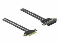 Delock Riser Karte PCI Express x4 zu x4 mit flexiblem Kabel 60 cm