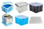 Really Useful Box Aufbewahrungsbox 35 Liter, transparent
