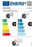 Goodyear Eagle F1 Asymmetric 3 ROF ( 245/40 R19 98Y XL *, runflat )