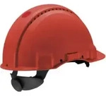 3M Schutzhelm G3000N, mit Uvicator-Sensor, rot, ABS-Kunststoff, 310g