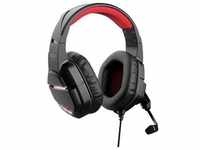 Trust GXT448 NIXXO Gaming Over Ear Headset kabelgebunden Stereo Schwarz/Rot