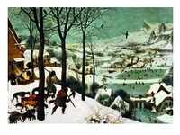Piatnik 5523 Pieter Bruegel Jäger im Schnee 1000 Teile Puzzle