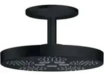 hansgrohe Kopfbrause 280 2jet AXOR ONE mit Deckenanschluss mattschwarz