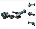 Makita DGA 452 RF1 Akku Winkelschleifer 18 V 115 mm + 1x Akku 3,0 Ah +...