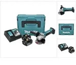 Makita DGA 452 RGJ Akku Winkelschleifer 18 V 115 mm + 2x Akku 6,0 Ah +...